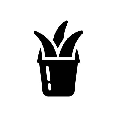 Şeffaf bir arkaplan üzerinde bitkisel ot vektör çizimi. Konsept ve grafik tasarımı için özel kalite semboller..