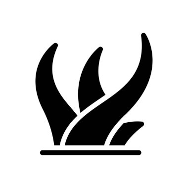 Şeffaf bir arkaplan üzerinde bitki vektör illüstrasyonu. Konsept ve grafik tasarım için özel kalite semboller.. 