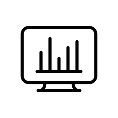 Şeffaf bir arkaplan üzerinde bar vektör çizimi. Premium kalite sembolleri. Konsept ve grafik tasarım için ince çizgi simgesi. 