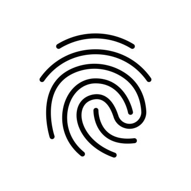 Saydam bir arkaplanda başparmak vektör çizimi. Konsept ve grafik tasarım için ince çizgi simgesi..