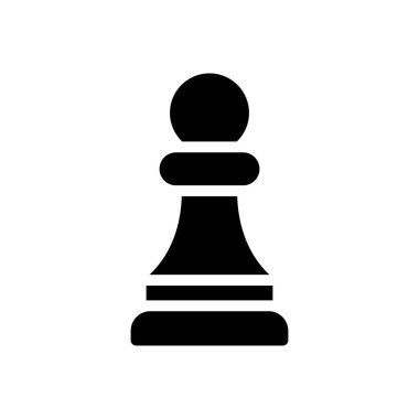 Saydam bir arkaplan üzerinde satranç vektör çizimi. Konsept ve grafik tasarımı için özel kalite semboller..