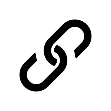 Şeffaf bir arkaplan üzerinde bağlantı vektör illüstrasyonu. Konsept ve grafik tasarım için mükemmel kalite sembolleri..