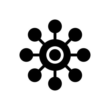 Şeffaf bir arkaplan üzerinde ağ vektör illüstrasyonu. Konsept ve grafik tasarımı için kaliteli semboller..