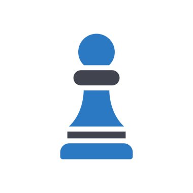 Saydam bir arkaplan üzerinde satranç vektör çizimi. Konsept ve grafik tasarımı için özel kalite semboller..