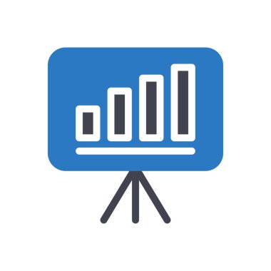 Şeffaf bir arkaplan üzerinde sunum vektörü illüstrasyonu. Konsept ve grafik tasarımı için mükemmel kalite sembolleri..