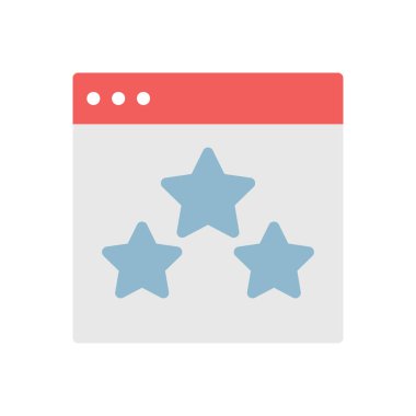 Saydam bir arkaplan üzerinde web sayfası derecelendirme vektör çizimi. Konsept ve grafik tasarımı için premimium kalitesi simgeleri..