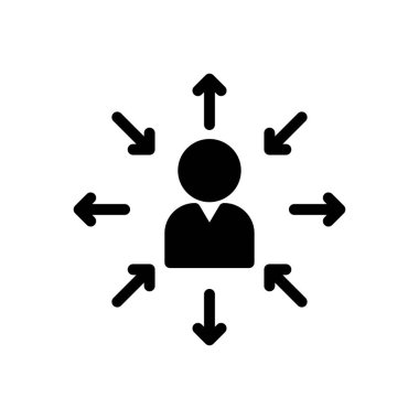 kullanıcı yönleri vektör illüstrasyonunu şeffaf bir arkaplan üzerinde gösterir. Konsept ve grafik tasarım için mükemmel kalite simgeleri..