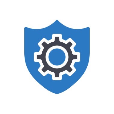 Şeffaf bir arkaplan üzerinde kalkan vektör çizimi ayarlanıyor. Konsept ve grafik tasarımı için mükemmel kalite sembolleri..