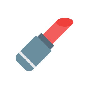 Şeffaf bir arkaplan üzerinde ruj vektör çizimi. Konsept ve grafik tasarım için premimium kalite simgeleri..