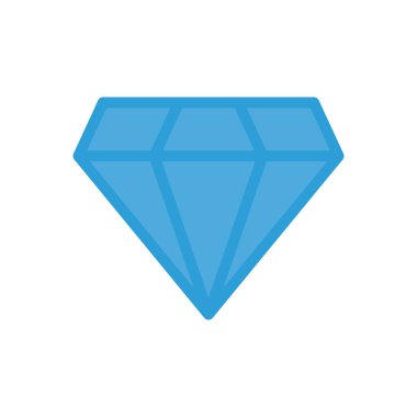 Şeffaf bir arkaplan üzerinde elmas vektör çizimi. Konsept ve grafik tasarım için mükemmel kalite simgeleri..