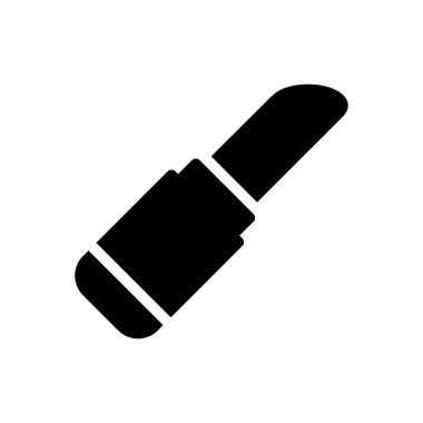 Şeffaf bir arkaplanda ruj vektör çizimi. Konsept ve grafik tasarım simgeleri için kaliteli semboller..