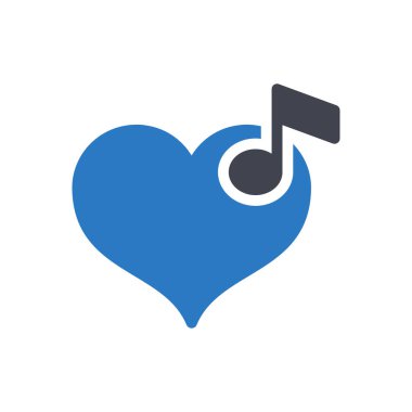 Şeffaf bir arkaplan üzerinde favori müzik vektörü illüstrasyonu. Konsept ve grafik tasarımı için özel kalite semboller..