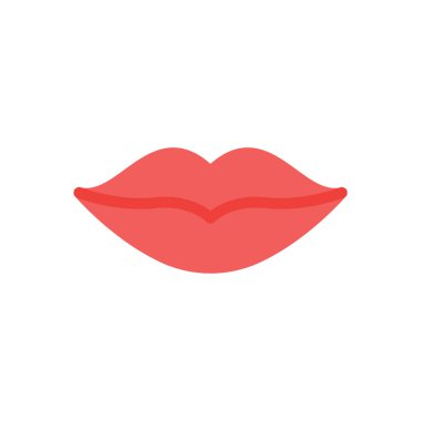 Saydam bir arkaplan üzerinde dudak vektör çizimi. Konsept ve grafik tasarım için mükemmel kalite simgeleri..