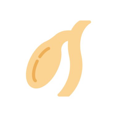 Şeffaf bir arkaplan üzerinde testis vektör illüstrasyonu. Konsept ve grafik tasarım için prim kalite simgeleri..