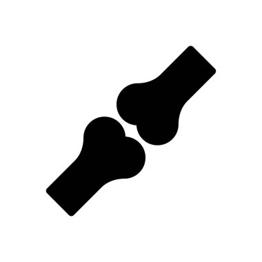 Saydam bir arkaplan üzerinde birleşik kemik vektör illüstrasyonu. Konsept ve grafik tasarımı için mükemmel kalite semboller..