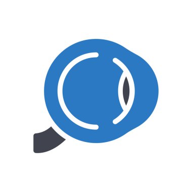 Saydam bir arkaplan üzerinde göz retina vektör çizimi. Konsept ve grafik tasarımı için en iyi kalite semboller..