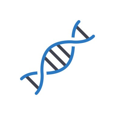Saydam bir arkaplanda DNA vektör illüstrasyonu. Konsept ve grafik tasarımı için mükemmel kalite sembolleri..