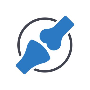 Şeffaf bir arkaplan üzerinde birleşik kemik vektör illüstrasyonu. Konsept ve grafik tasarımı için mükemmel kalite semboller..