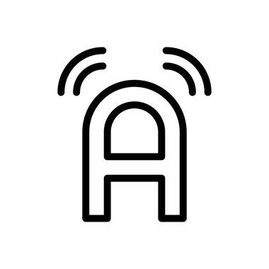 Şeffaf bir arkaplanda çeviri vektör illüstrasyonu.Premium kalite sembolleri. Konsept ve grafik tasarım için ince çizgi simgesi. 