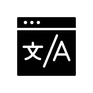 Şeffaf bir arkaplan üzerinde web sayfası vektör illüstrasyonu. Konsept ve grafik tasarımı için kaliteli semboller.. 