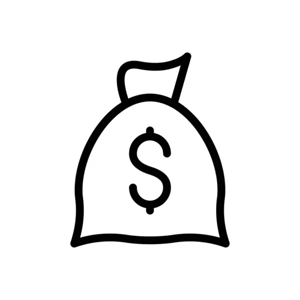 Δολάριο Τσάντα Διανυσματική Απεικόνιση Ένα Διαφανές Φόντο Premium Σύμβολα Ποιότητας — Διανυσματικό Αρχείο