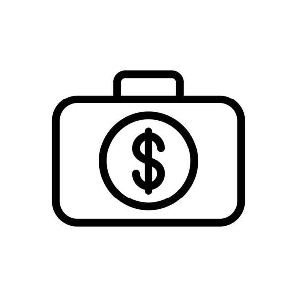 Dollar Bag Vektor Illustration Auf Einem Transparenten Hintergrund Premium Qualität — Stockvektor