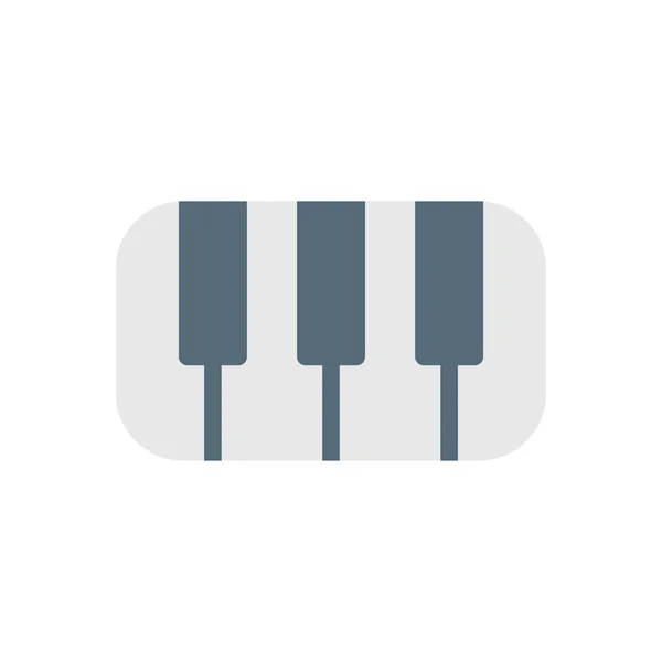 Piano Vector Illustratie Een Transparante Achtergrond Premium Kwaliteit Symbolen Stroke — Stockvector