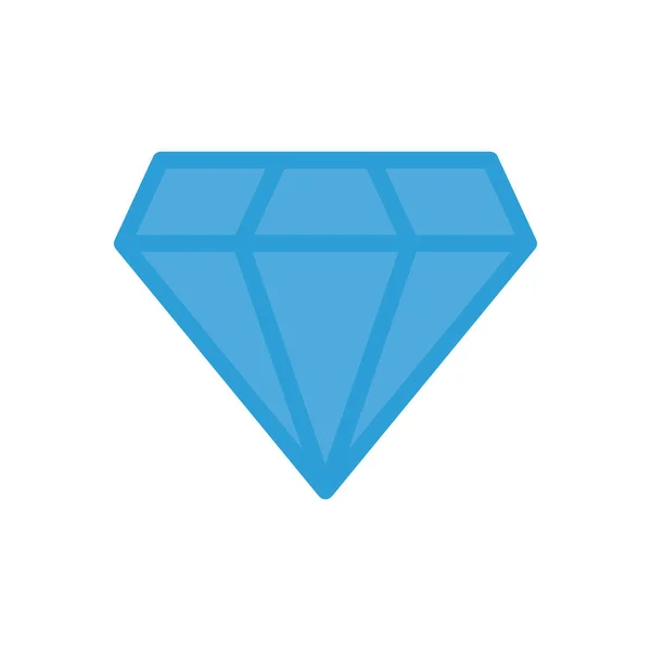 Diamant Vektor Illustration Transparent Bakgrund Premium Kvalitetssymboler Stroke Ikon För — Stock vektor