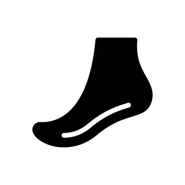 Foot Vector Illustration Transparent Background Premium Quality Symbols Glyphs Icon — Stock Vector