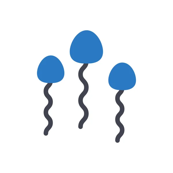 Illustrazione Vettoriale Degli Spermatozoi Uno Sfondo Trasparente Simboli Qualità Premium — Vettoriale Stock