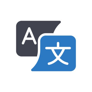 Şeffaf bir arkaplan üzerinde dil vektör illüstrasyonu. Konsept ve grafik tasarım için kaliteli semboller..