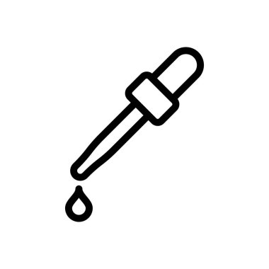 Şeffaf bir arkaplanda serum vektör çizimi. Premium kalite semboller. Konsept ve grafik tasarım için ince çizgi simgesi.