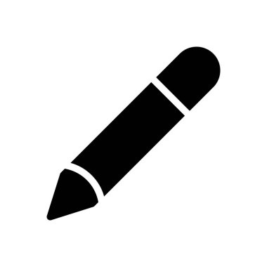 Saydam bir arkaplan üzerinde kalem vektör illüstrasyonu. Konsept ve grafik tasarımı için kaliteli semboller..