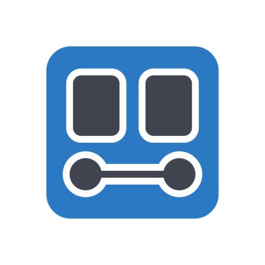 Şeffaf bir arkaplan üzerinde makyaj vektörü çizimi. Konsept ve grafik tasarım için özel kalite semboller..