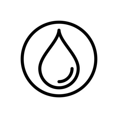 Şeffaf bir arkaplanda yağmur vektör çizimi. Konsept ve grafik tasarım için ince çizgi simgesi..