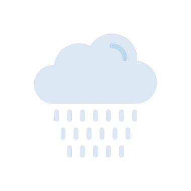 Şeffaf bir arkaplan üzerine vektör resimleme yağmuru. Konsept ve grafik tasarım için birinci sınıf kalite simgeler.. 