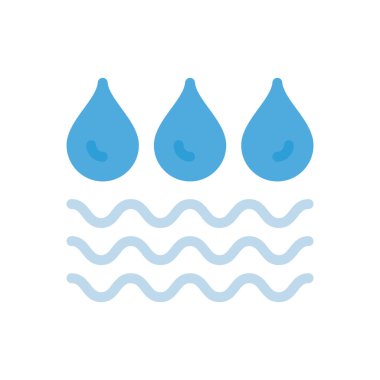 Saydam bir arkaplan üzerindeki su birikintisi vektör illüstrasyonu. Konsept ve grafik tasarımı için birinci sınıf kalite simgeler.. 