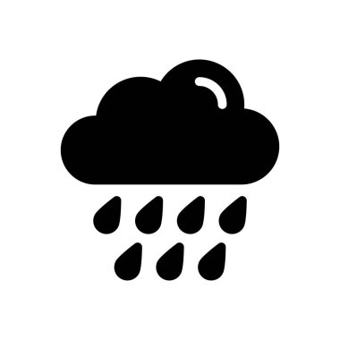 Şeffaf bir arkaplan üzerinde bulut vektör çizimi. Konsept ve grafik tasarımı için özel kalite semboller.. 