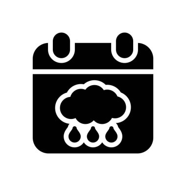 Şeffaf bir arkaplan üzerinde takvim vektör illüstrasyonu. Konsept ve grafik tasarım için mükemmel kalite sembolleri.. 