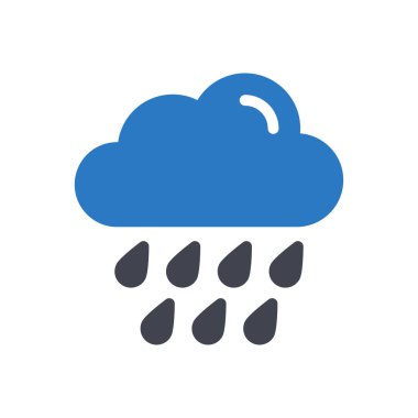 Şeffaf bir arkaplan üzerinde bulut vektör çizimi. Konsept ve grafik tasarımı için özel kalite semboller.. 