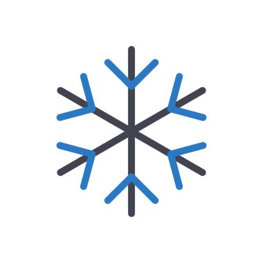 Şeffaf bir arkaplan üzerinde kar tanesi vektör illüstrasyonu. Konsept ve grafik tasarımı için özel kalite semboller.. 