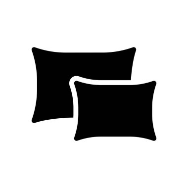 Şeffaf bir arkaplan üzerinde yastık vektör çizimi. Konsept ve grafik tasarım için özel kalite semboller.. 