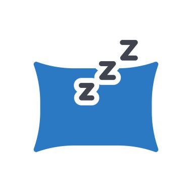 Şeffaf bir arkaplan üzerinde yastık vektör çizimi. Konsept ve grafik tasarım için özel kalite semboller..