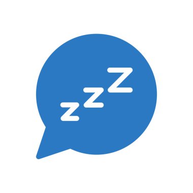 Şeffaf bir arkaplan üzerinde uyku kabarcığı vektör çizimi. Konsept ve grafik tasarımı için özel kalite semboller..