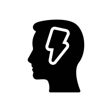 Saydam bir arkaplanda fırtına vektör çizimi. Konsept ve grafik tasarım simgeleri için kaliteli semboller..