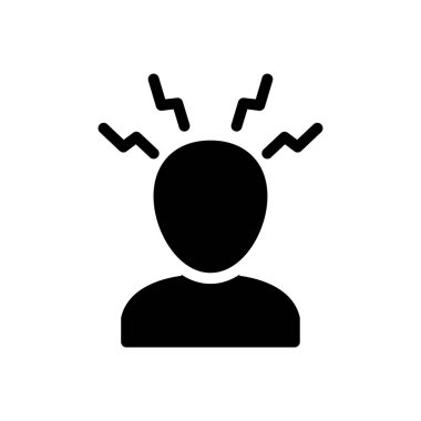 Şeffaf bir arkaplan üzerinde düşünce vektör illüstrasyonu. Konsept ve grafik tasarım için mükemmel kalite sembolleri..