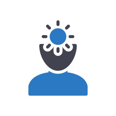 Şeffaf bir arkaplanda mutlu vektör illüstrasyonu. Konsept ve grafik tasarım simgeleri..