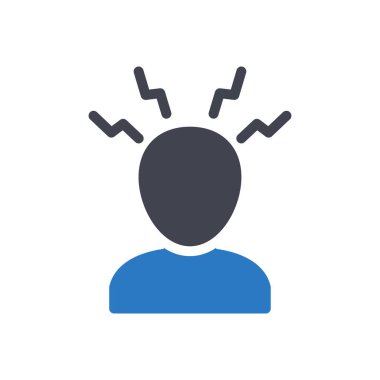 Şeffaf bir arkaplan üzerinde düşünce vektör illüstrasyonu. Konsept ve grafik tasarım için mükemmel kalite sembolleri..