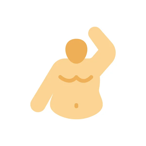 Illustrazione Vettoriale Dell Obesità Uno Sfondo Trasparente Simboli Qualità Premium — Vettoriale Stock