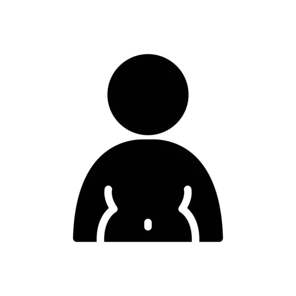 Векторна Ілюстрація Людини Прозорому Фоні Символи Якості Премій Піктограма Гліфів — стоковий вектор